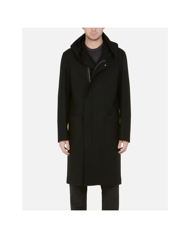 Coat Man Paolo Pecora O081 3109 9000 Black