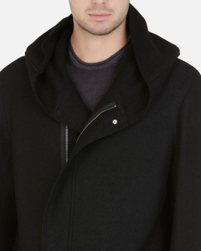 Coat Man Paolo Pecora O081 3109 9000 Black