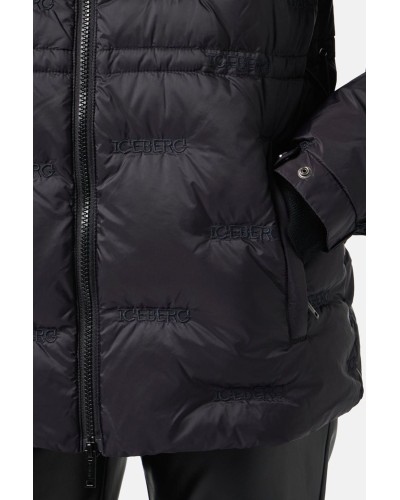 Short down jacket ICEBERG Woman Black