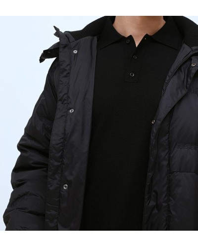 Piumino lungo ICEBERG Uomo Nero