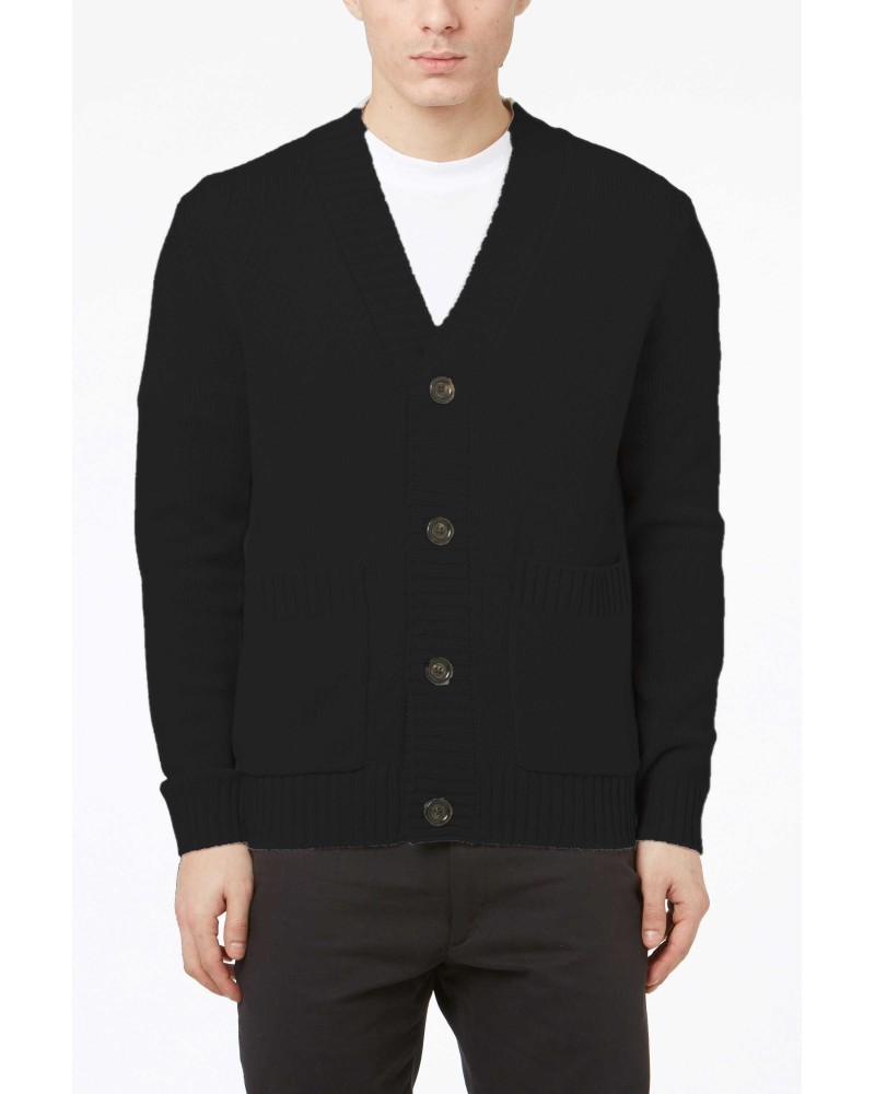 Cardigan PAOLO PECORA Man Black
