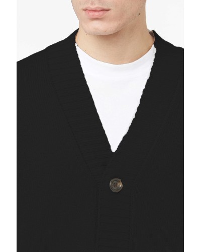 Cardigan PAOLO PECORA Uomo Nero