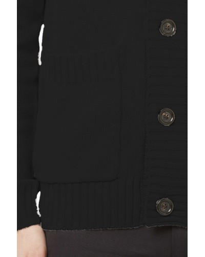 Cardigan PAOLO PECORA Man Black
