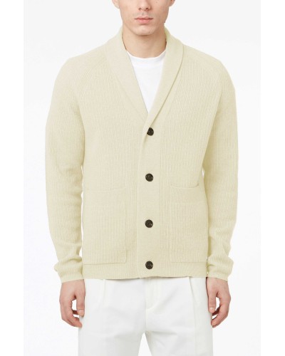 Cardigan PAOLO PECORA Man Cream