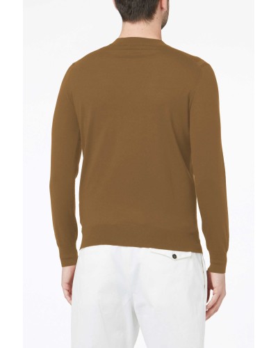 Pullover PAOLO PECORA Man Raw Sienna