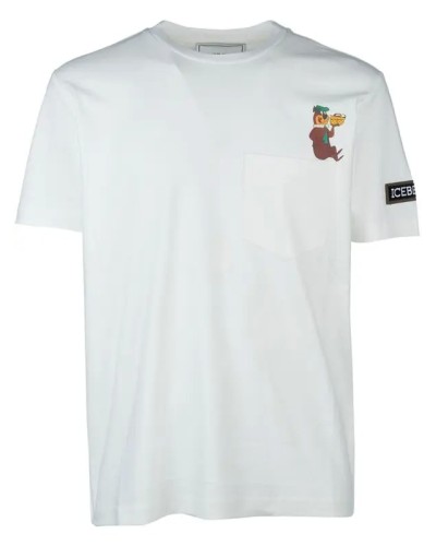 T-Shirt ICEBERG Man White Albumen