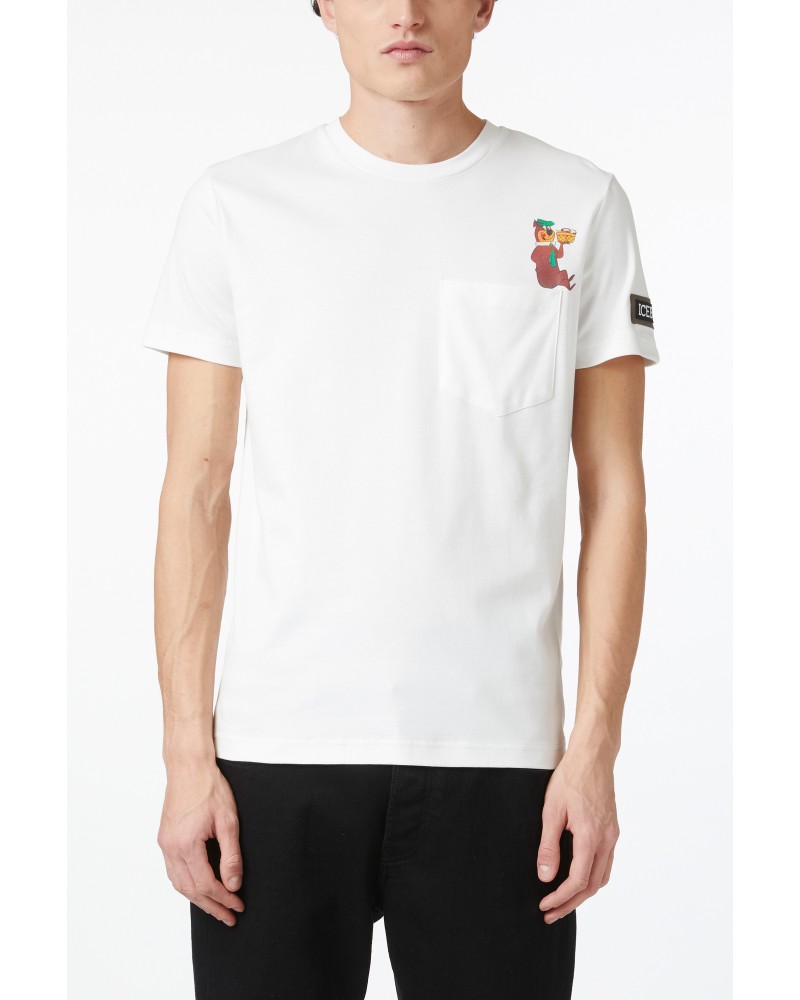 T-Shirt ICEBERG Man White Albumen