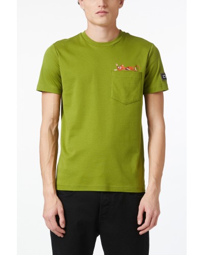 T-Shirt ICEBERG Uomo Verde Oliva