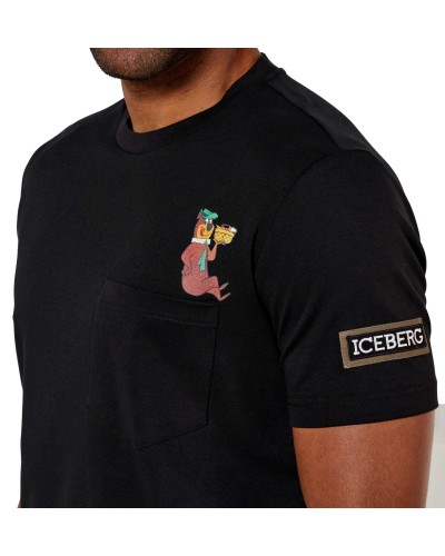 T-Shirt ICEBERG Uomo Nero