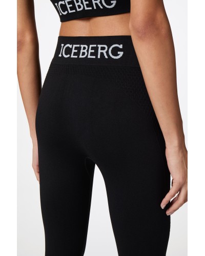 Pantalone jersey ICEBERG Donna Nero