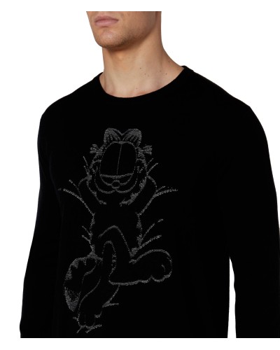 Maglia girocollo ICEBERG Uomo Nero Garfield