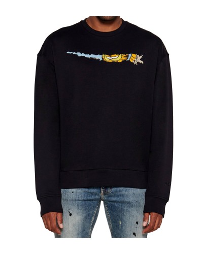 Sweatshirt ICEBERG Man Black Garfield