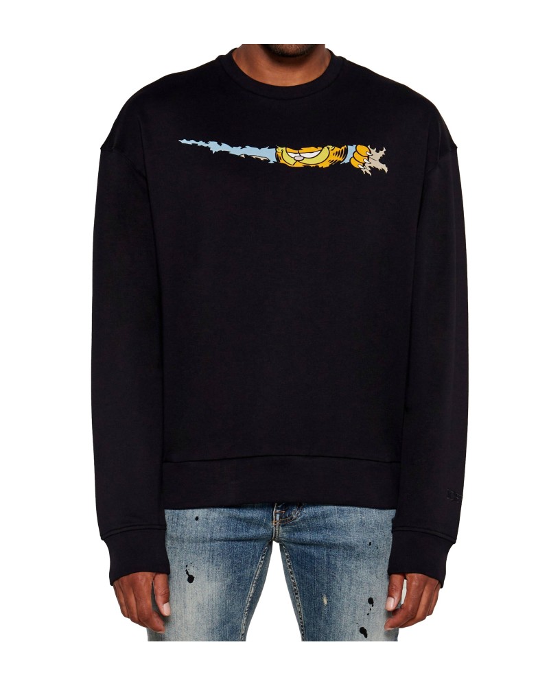 Sweatshirt ICEBERG Man Black Garfield