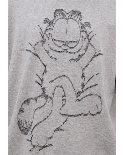 Crew neck sweater ICEBERG Man Light Grey Melange Garield