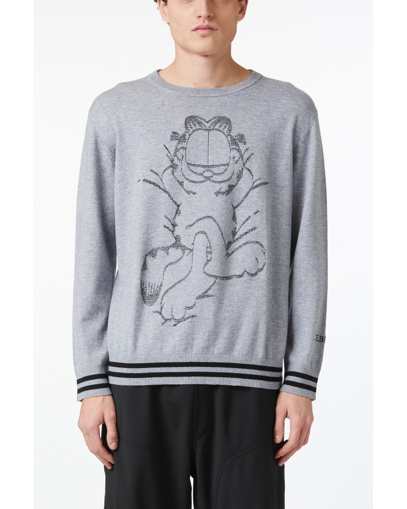 Maglia girocollo ICEBERG Uomo Grigio Chiaro Melange Garield