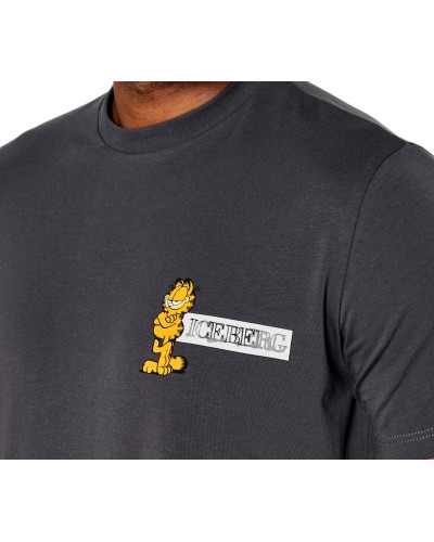 T-Shirt ICEBERG Man Anthracite Garfield