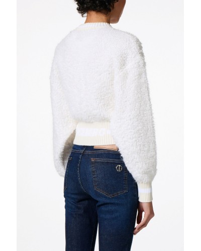 Crew neck sweater ICEBERG Woman Cream