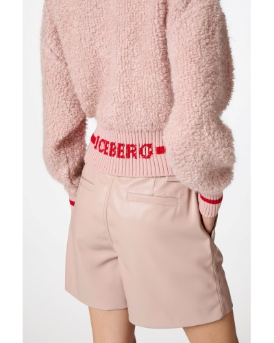 Crew neck sweater ICEBERG Woman Dust Pink