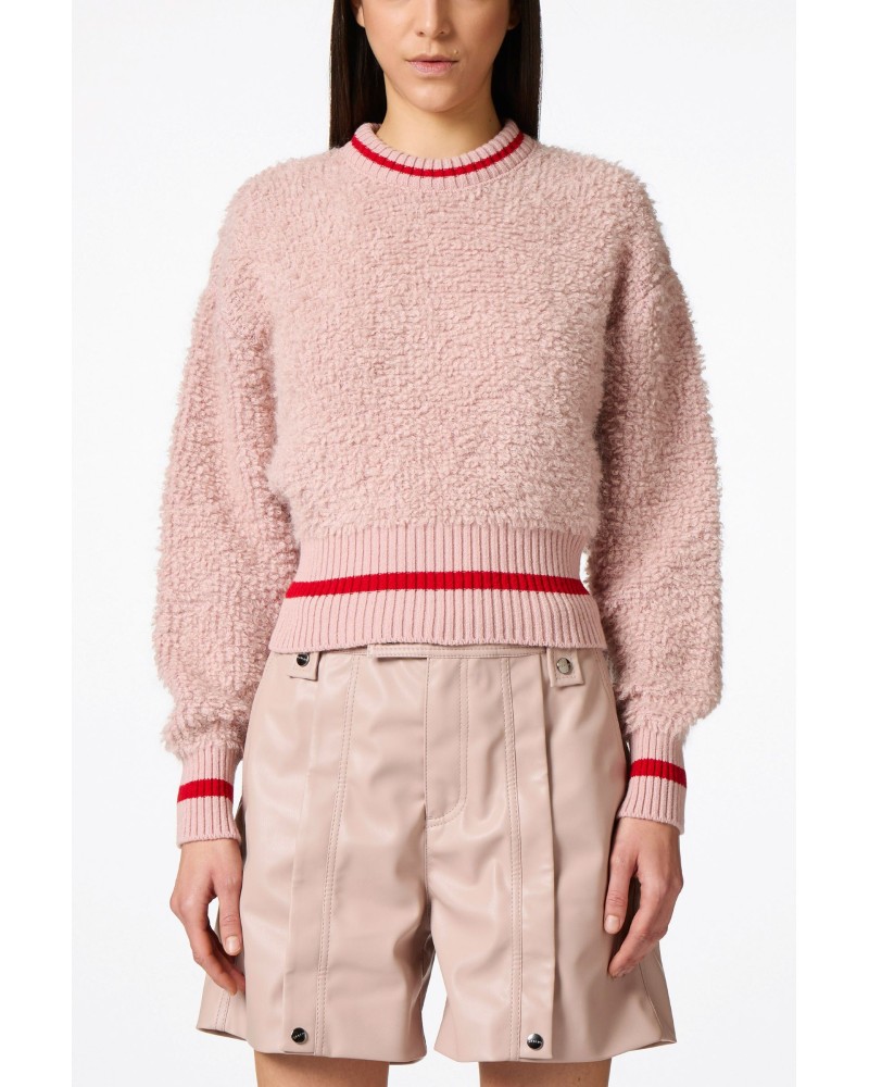 Maglia girocollo ICEBERG Donna Rosa Polvere