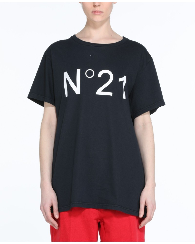 T-Shirt N°21 Donna Blu Scurissimo
