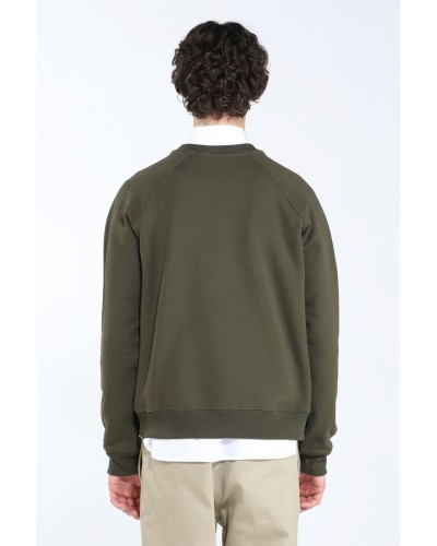 Felpa N°21 Uomo Verde Militare
