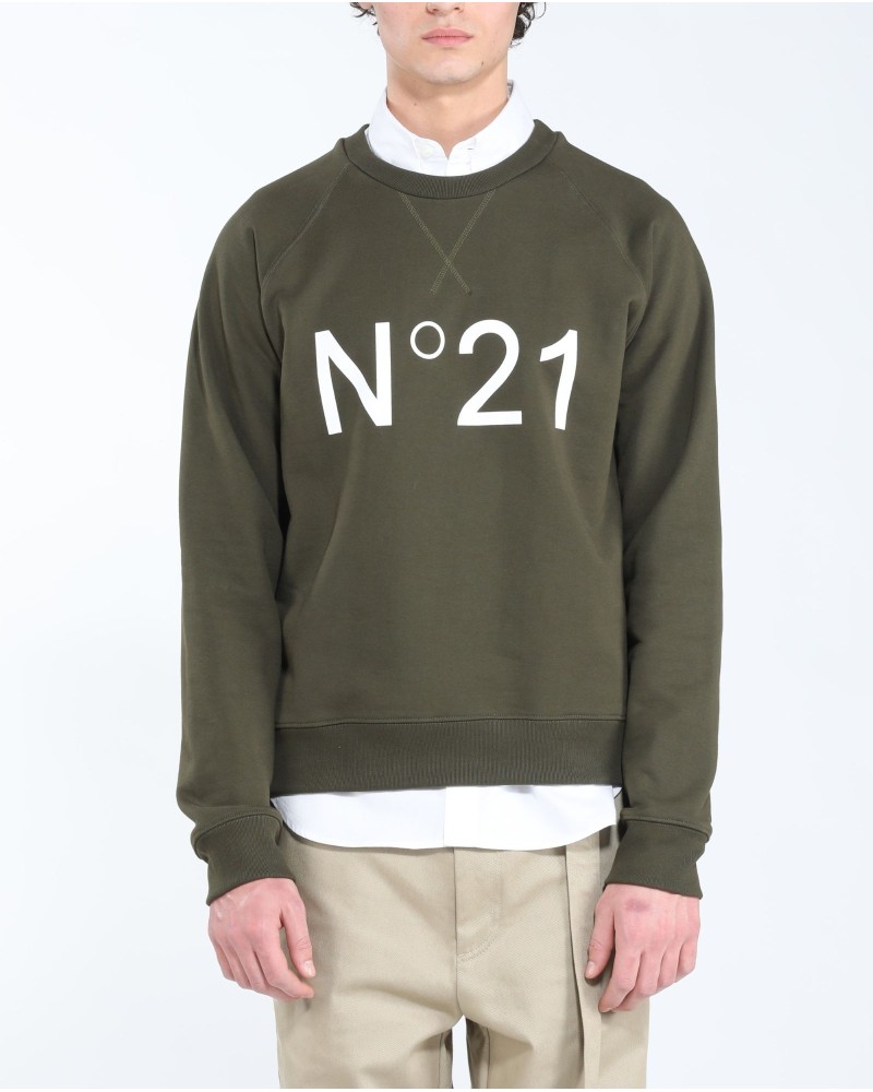 Sweatshirt N°21 Man Military Green