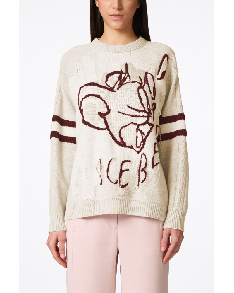 Maglia girocollo ICEBERG Donna Fantasia