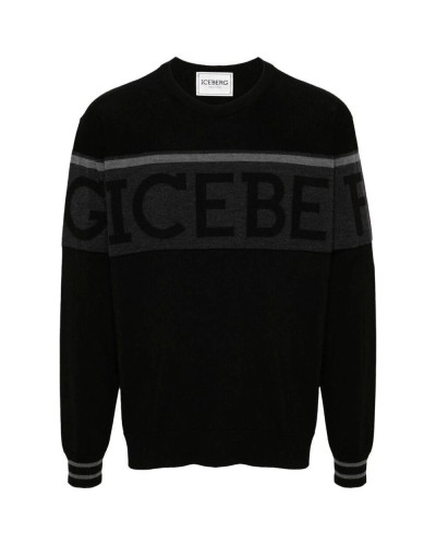 Maglia girocollo ICEBERG Donna Nero