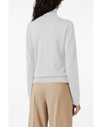Mock neck sweater ICEBERG Woman Milky White