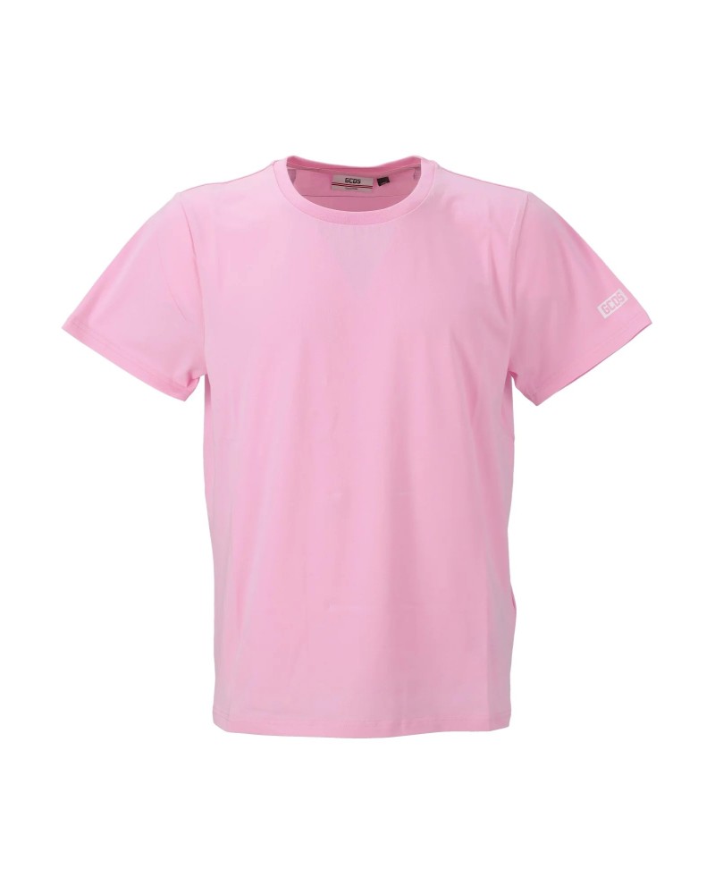 T-Shirt GCDS Essentials Rosa