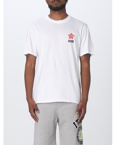 T-Shirt GCDS Spongebob uomo bianca
