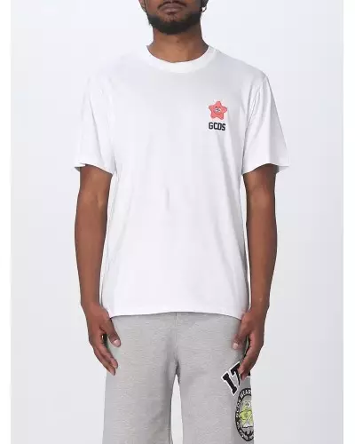 T-Shirt GCDS Spongebob uomo bianca