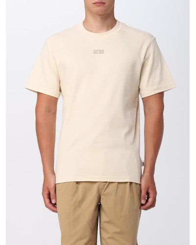 T-Shirt GCDS logo regular tee beige Man