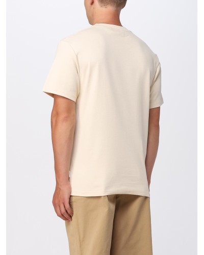 T-Shirt GCDS logo regular tee beige Uomo