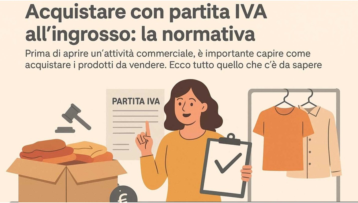 Acquistare con partita IVA all’ingrosso: la normativa